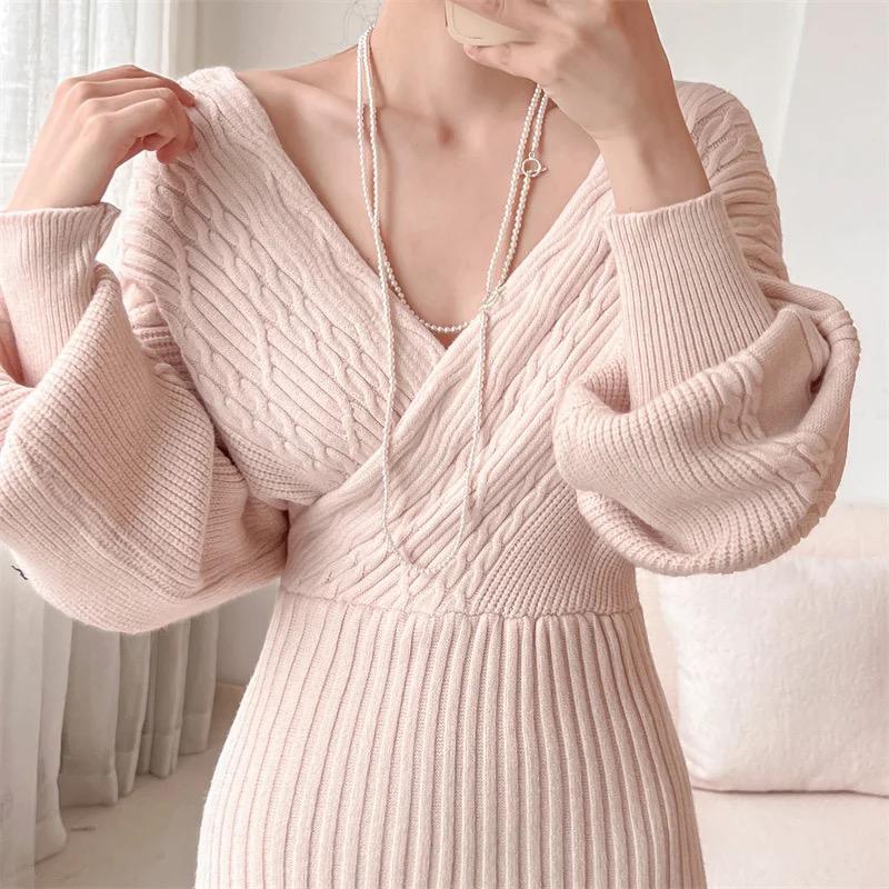 Clio Winter Knitted Dress - Image 8