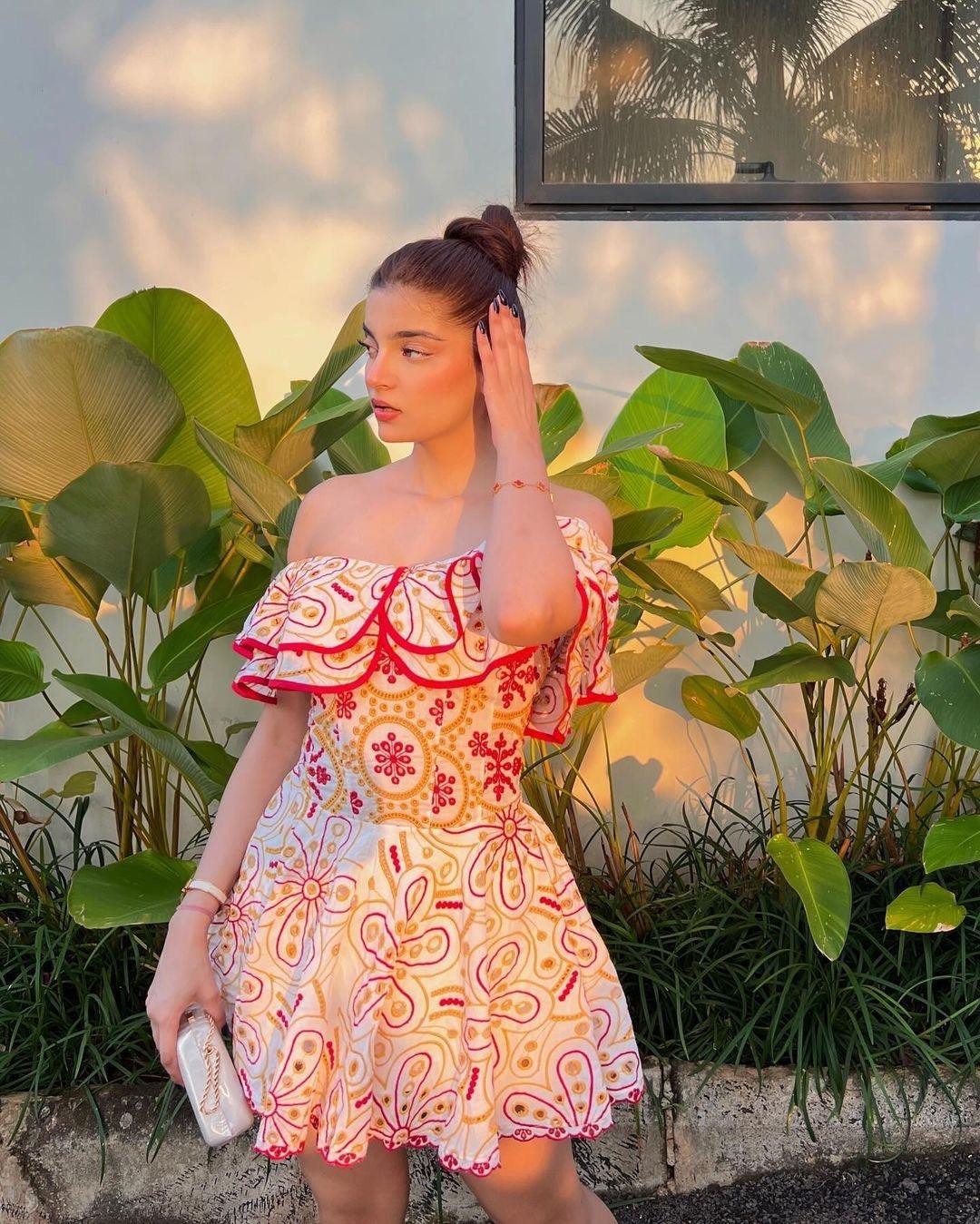 Como Luxe Summer Dress in Pink - Image 4
