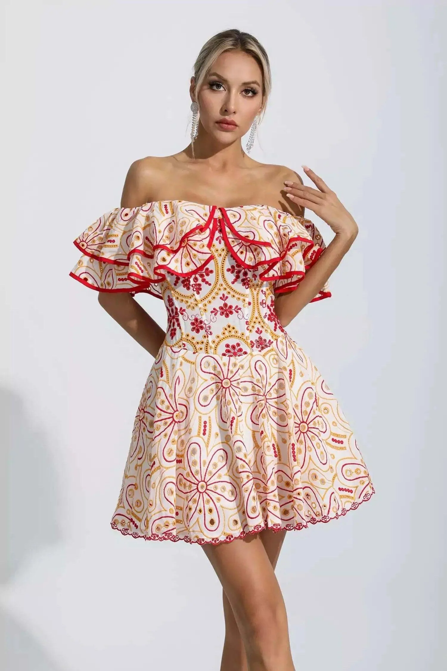 Como Luxe Summer Dress in Pink - Image 5