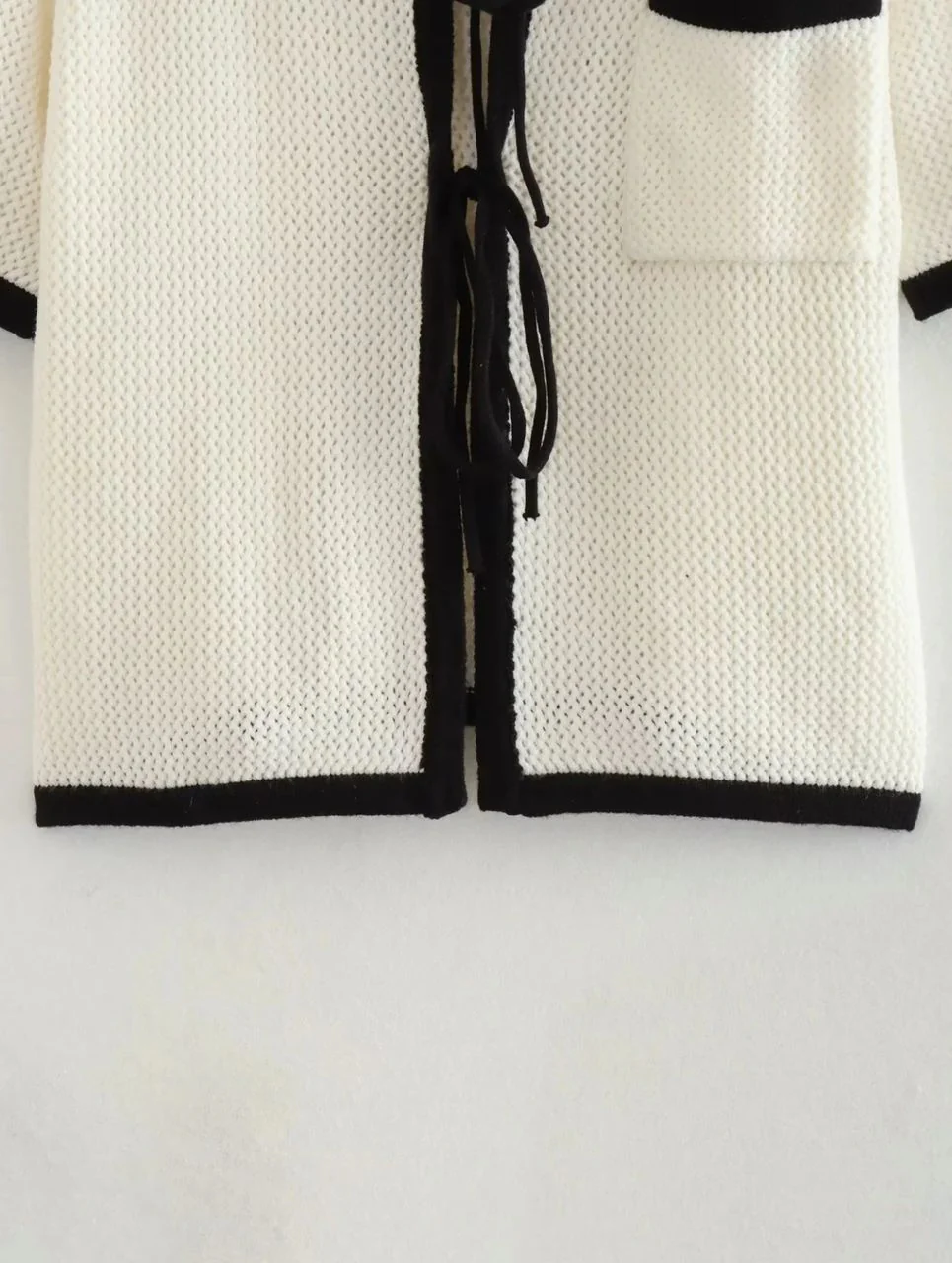 Coral Soft Knit Summer Coord Set In White - Image 2