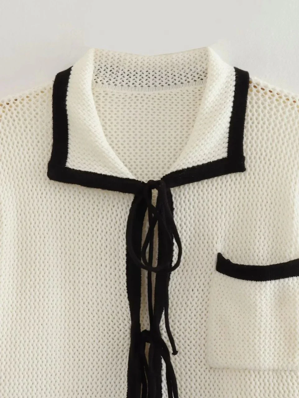Coral Soft Knit Summer Coord Set In White - Image 3