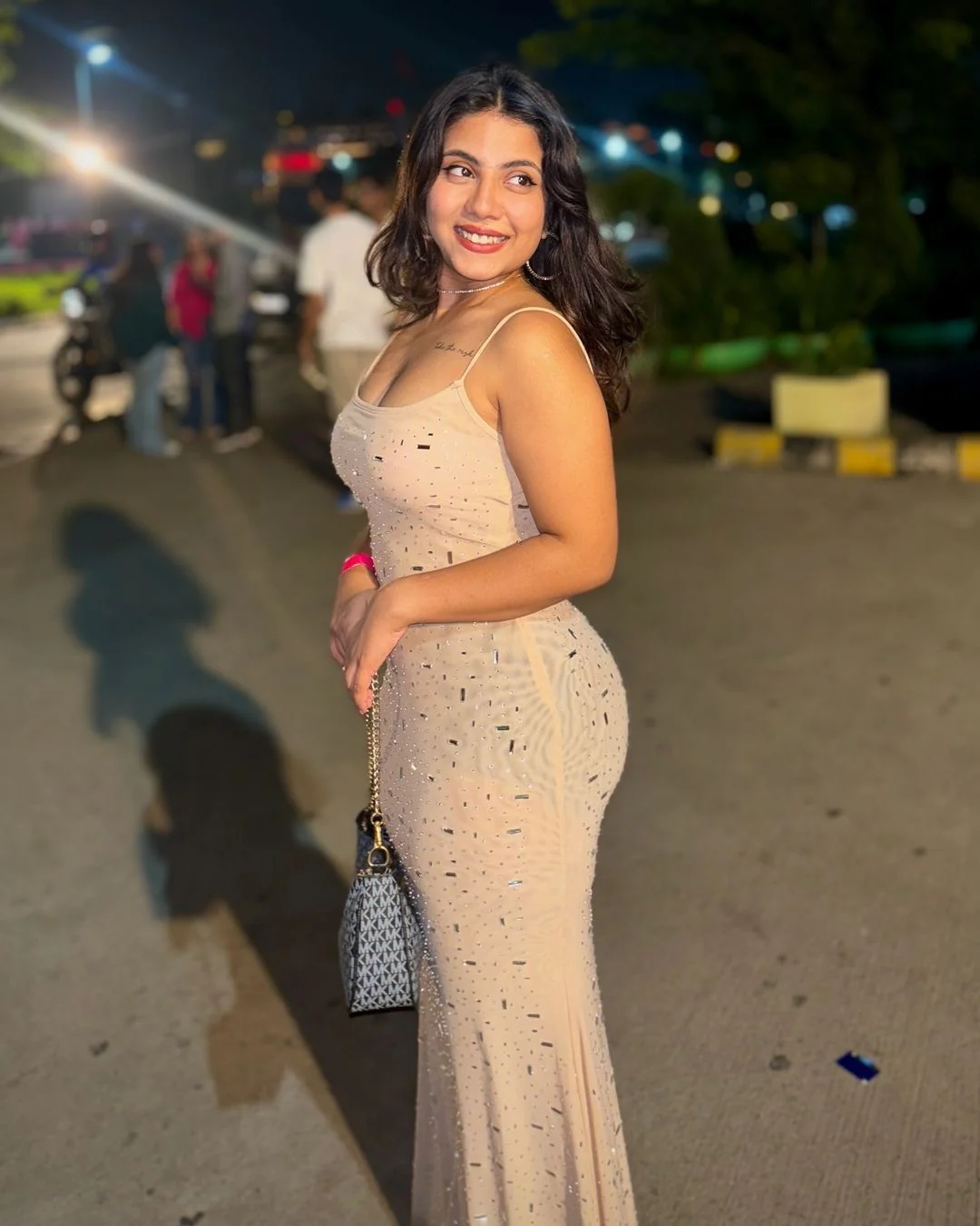 Corfu Embellished Evening Maxi Dress - Image 3