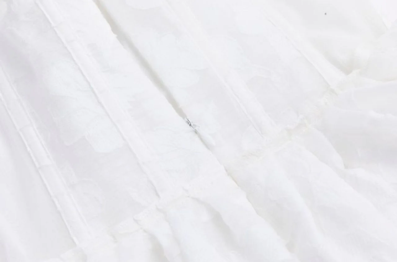 Cyrilla Corset Summer Dress In White - Image 10