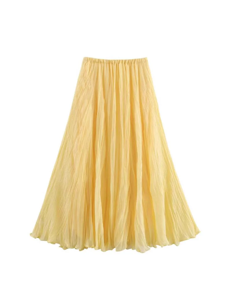 Daisy Summer Skirt in Yellow - Image 5