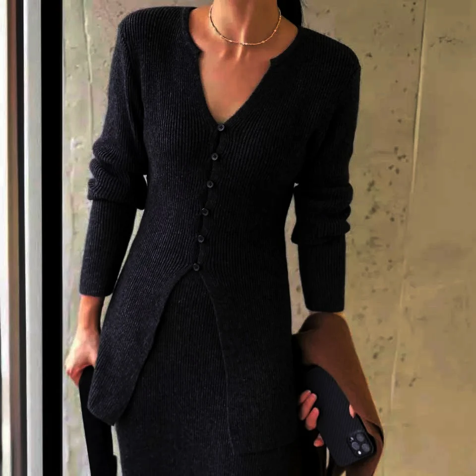 Dakota Winter Coord Set -Set Of Sweater And Skirt - Image 2