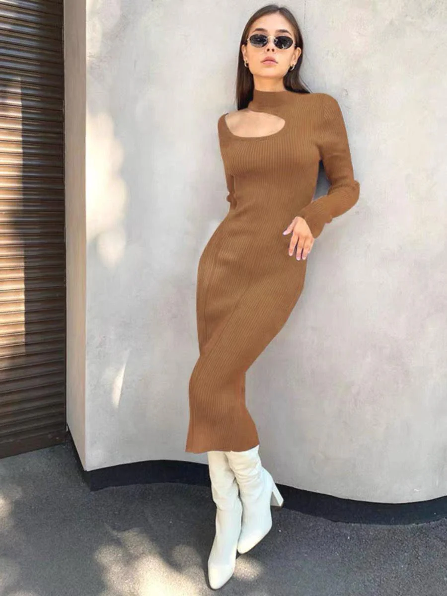 Daniel Woolen Bodycon Dress - Image 3