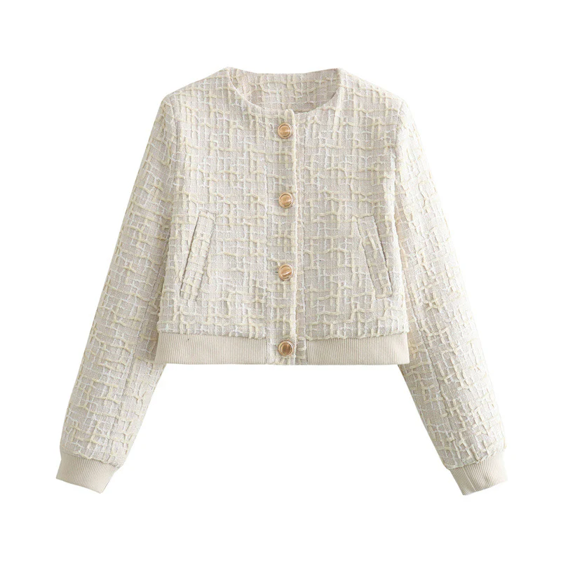 Darcel Woolen Tweed Jacket - Image 3