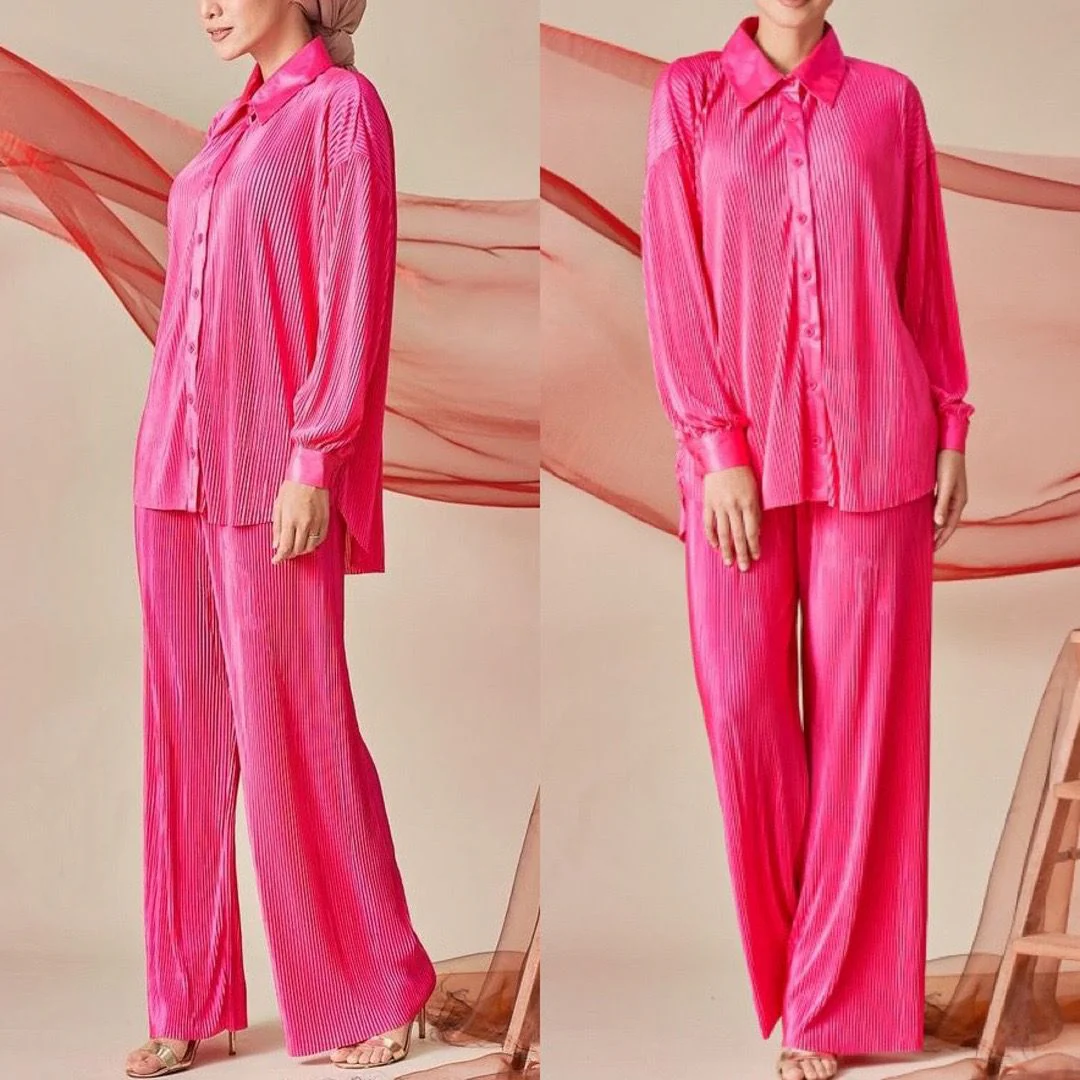 Daria Statement Coord Set In Pink - Image 4