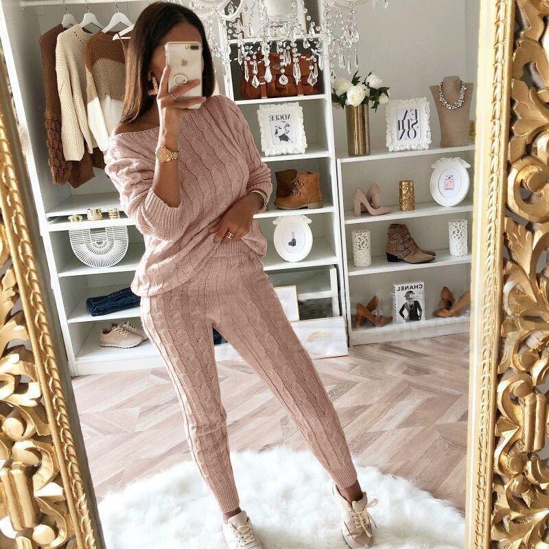 Darya Winter Knitted Trackset - Image 2