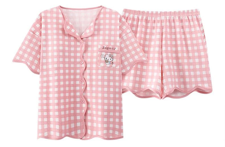 Dawn Two Pc Nightsuit In Peach - Image 5