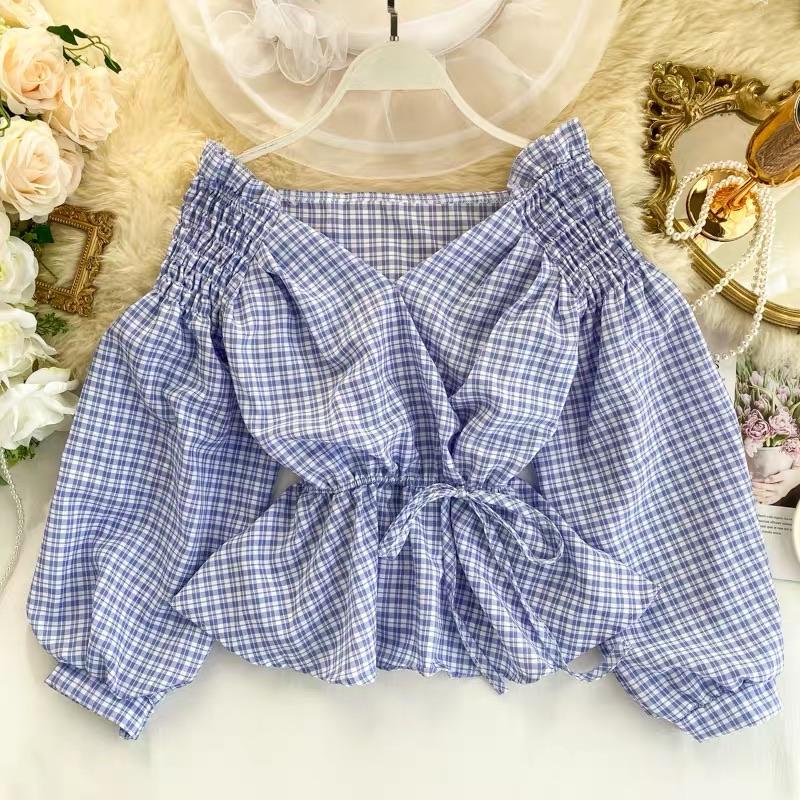 Decker Plaid Blouse - Image 2