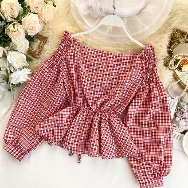Decker Plaid Blouse - Image 3