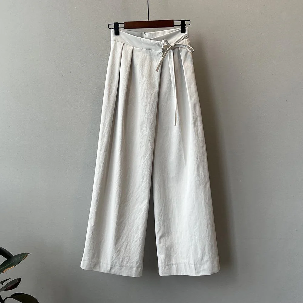 Delia Luxe Formal Pants In Off White - Image 3