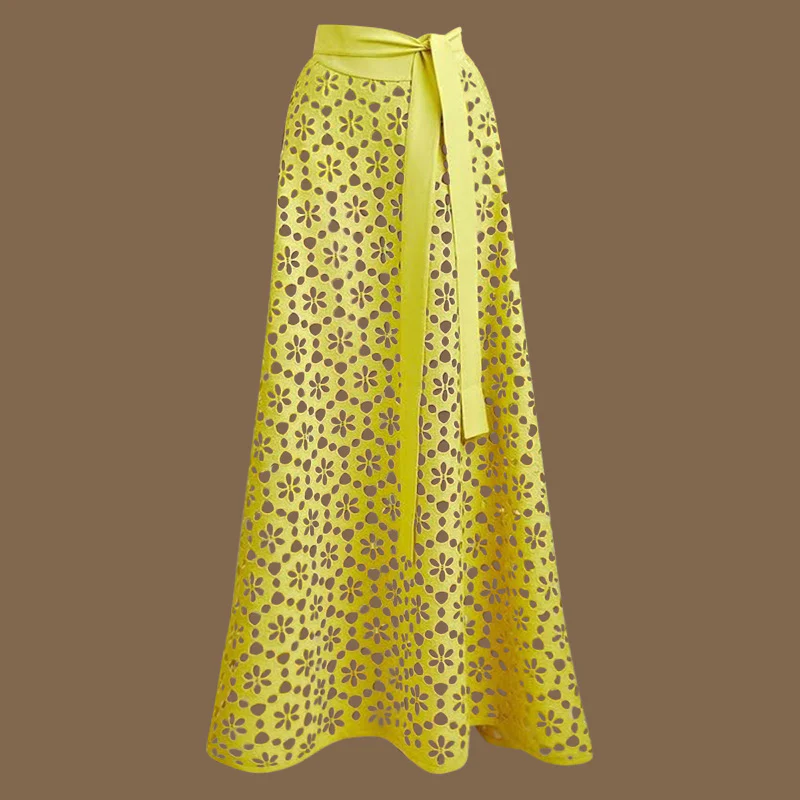 Delphina Cutout Swimsuit With Skirt - Image 6