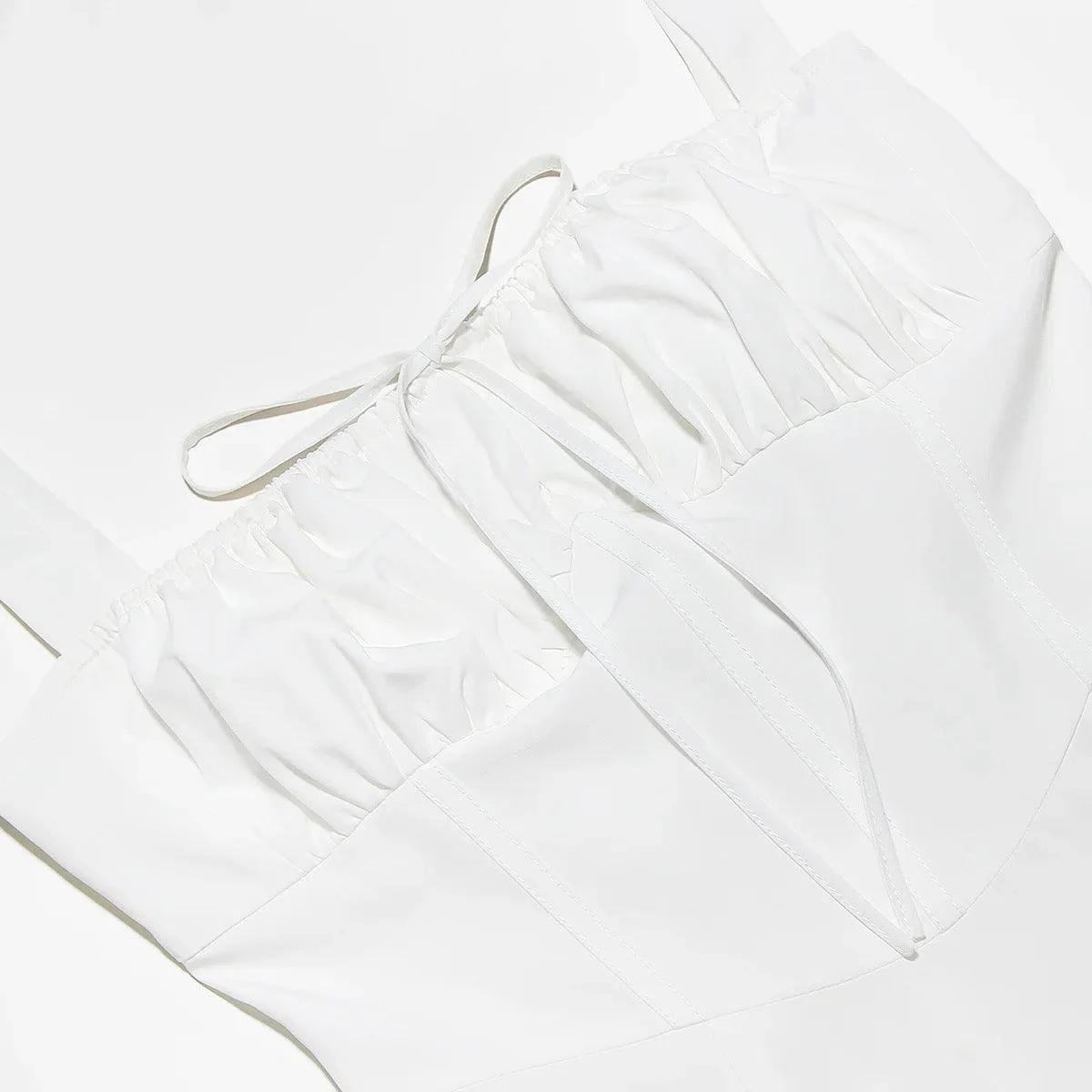 Delso Summer Lace Up Holiday Dress - Image 7