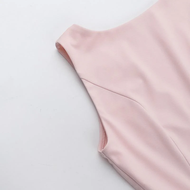 Denica Summer Mini Dress In Pink - Image 10
