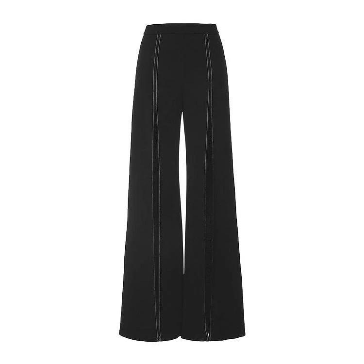 Deris Swimsuit With Pants In Black - Image 10