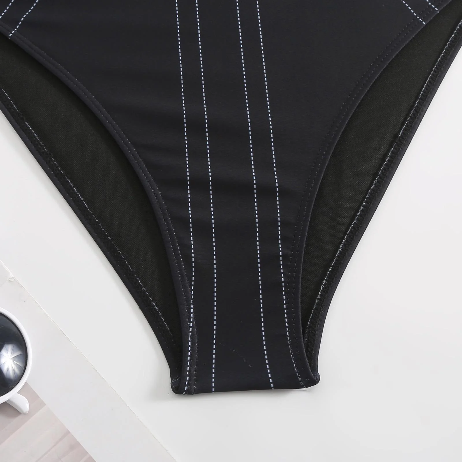 Deris Swimsuit With Pants In Black - Image 8