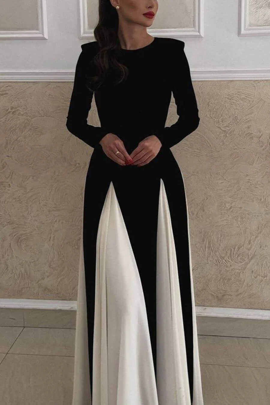Desbo Statement Formal Maxi Dress - Image 5
