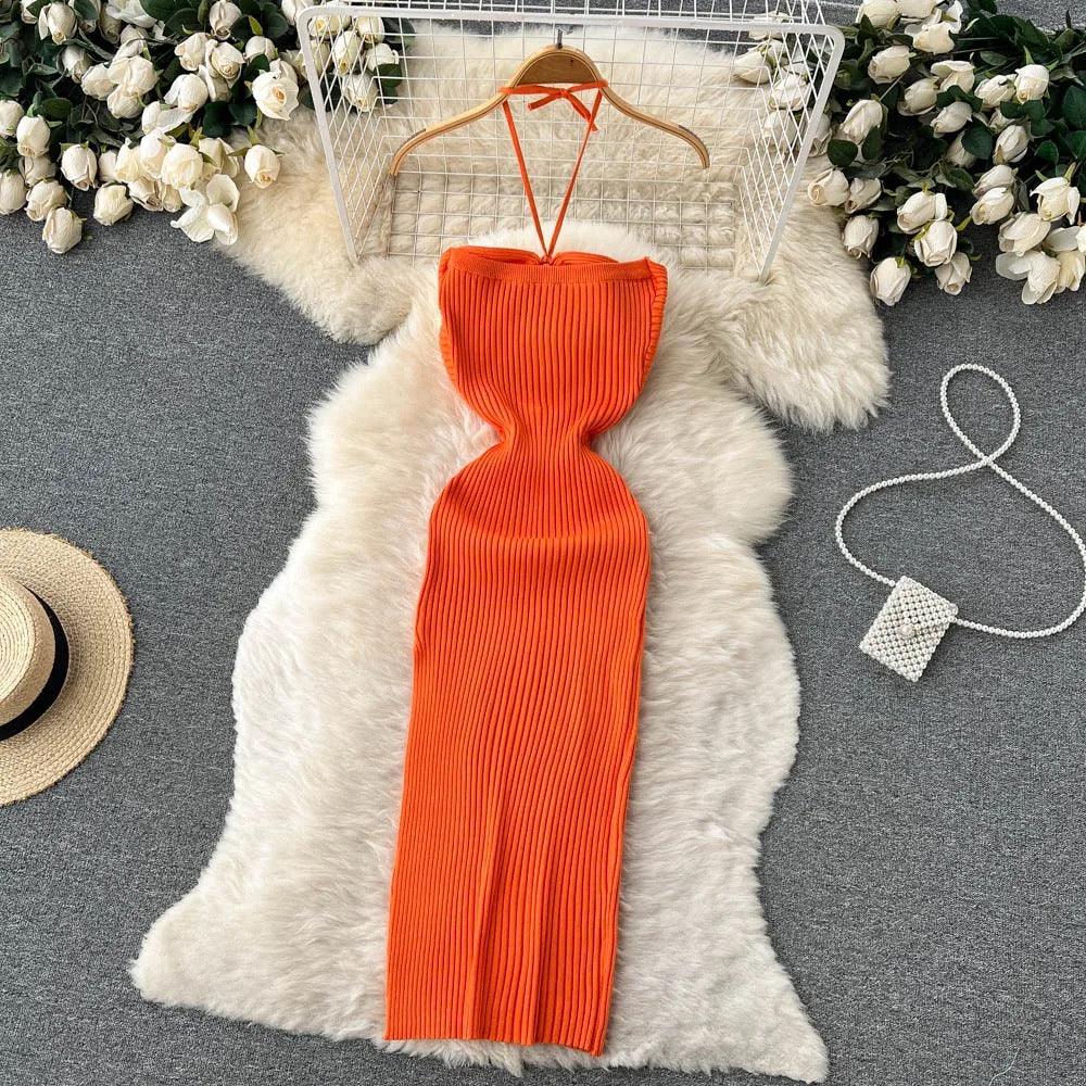 Diabella Halterneck Bodycon Dress - Image 6