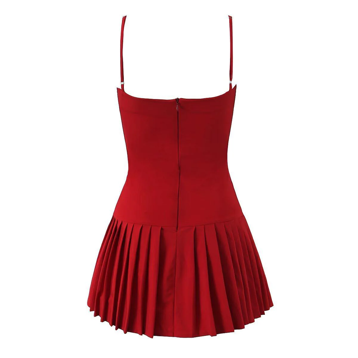 Dolima Summer Dress In Red - Image 3