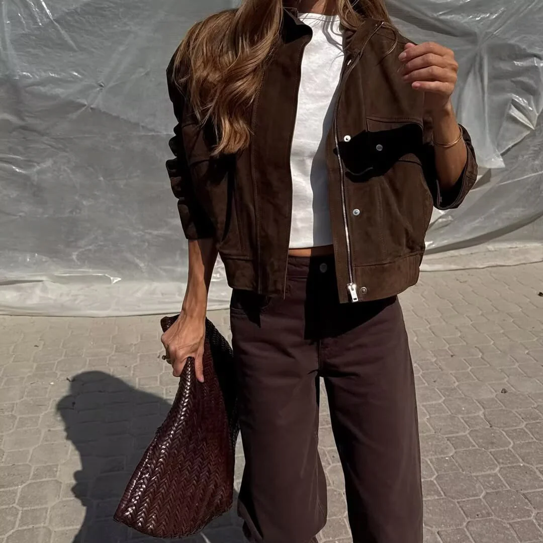 Edith Winter Suede Jacket - Image 3