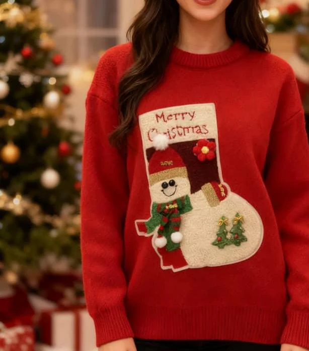 Elfie Xmas Christmasy Sweater - Image 2