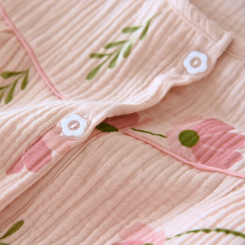 Elinora Cotton Padded Nightsuit In Pink - Image 10