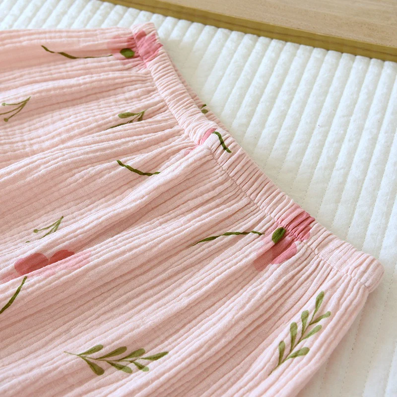 Elinora Cotton Padded Nightsuit In Pink - Image 4