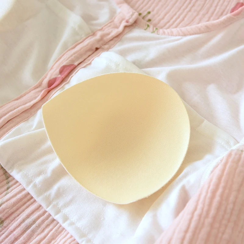 Elinora Cotton Padded Nightsuit In Pink - Image 9