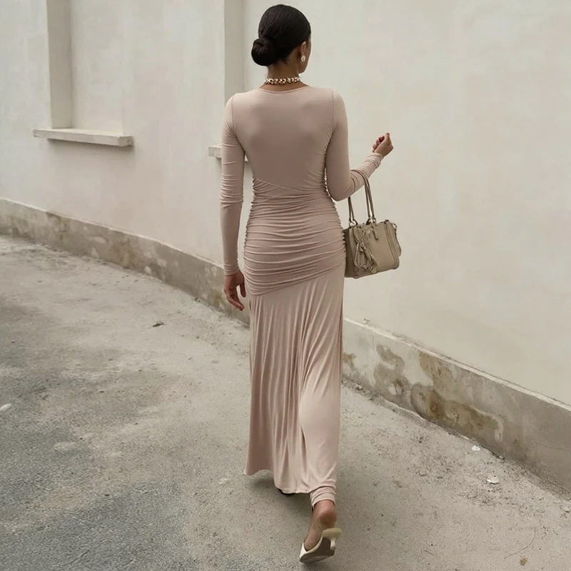 Elise Statement Bodycon Maxi Dress - Image 6