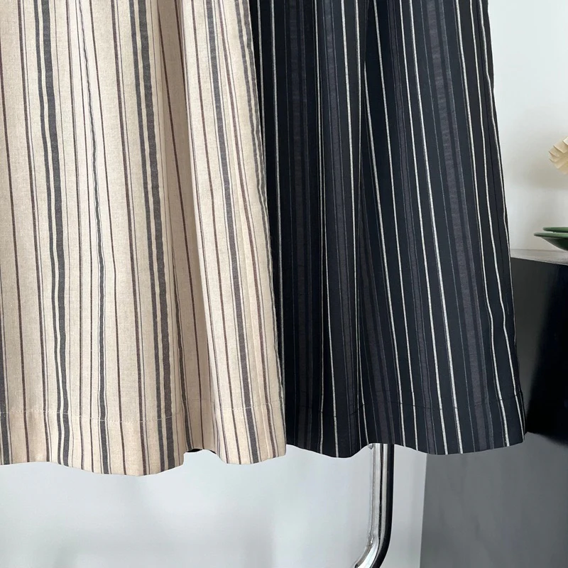 Elon Statement Striped Pants In Beige - Image 11