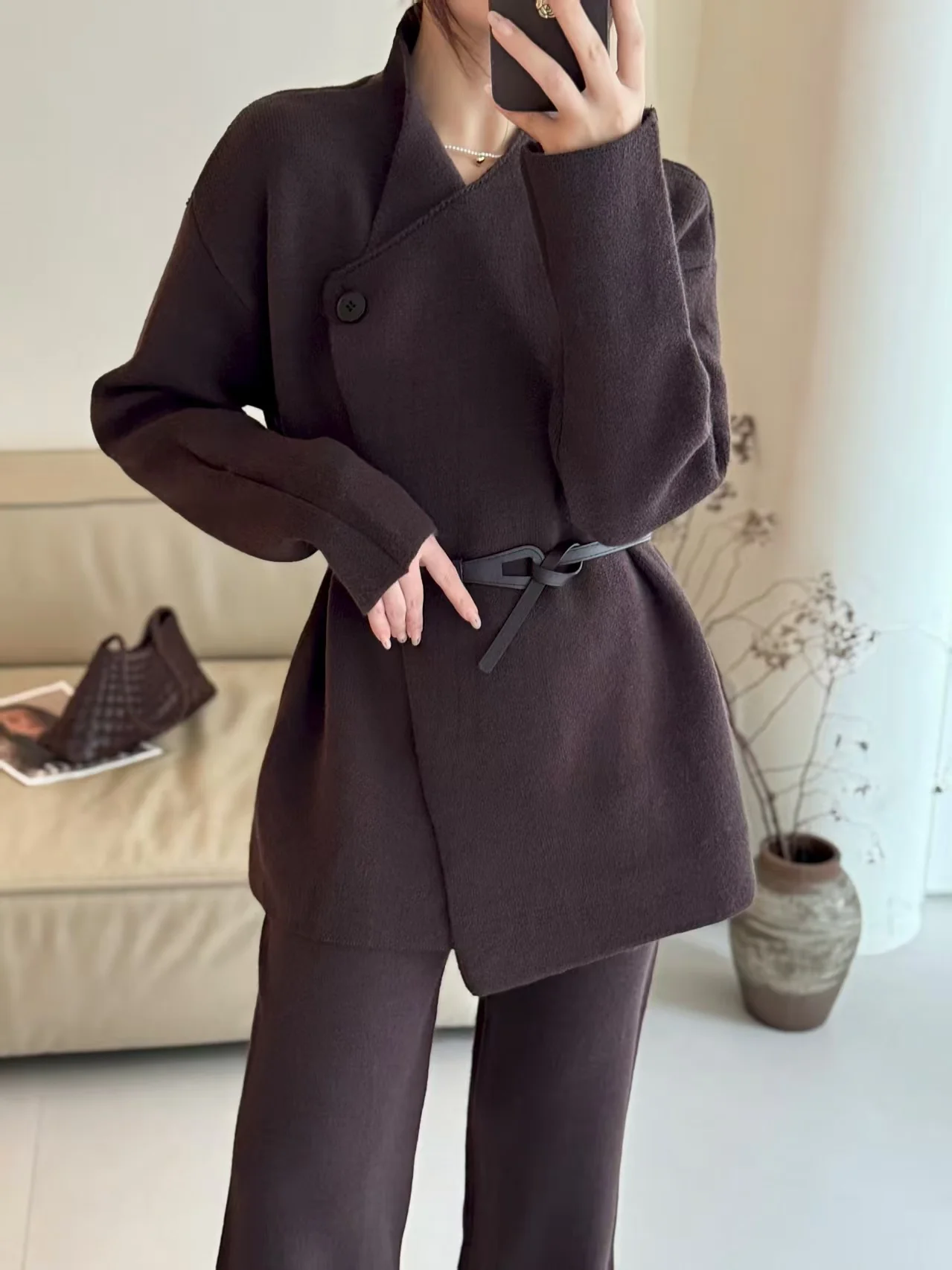 Emy Premium Coord Set With Belt - Image 2
