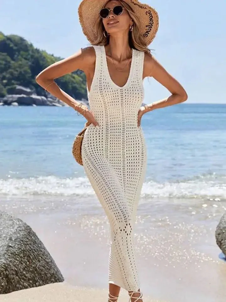 Enora Soft Crochet Dress - Image 2