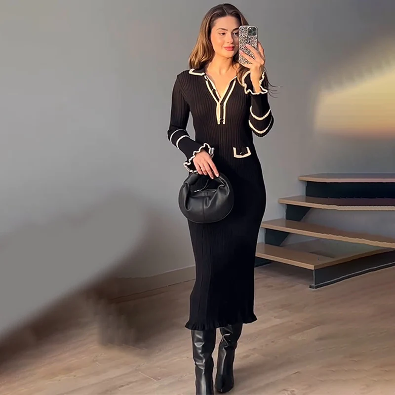 Erin Luxe Soft Knit Dress - Image 10