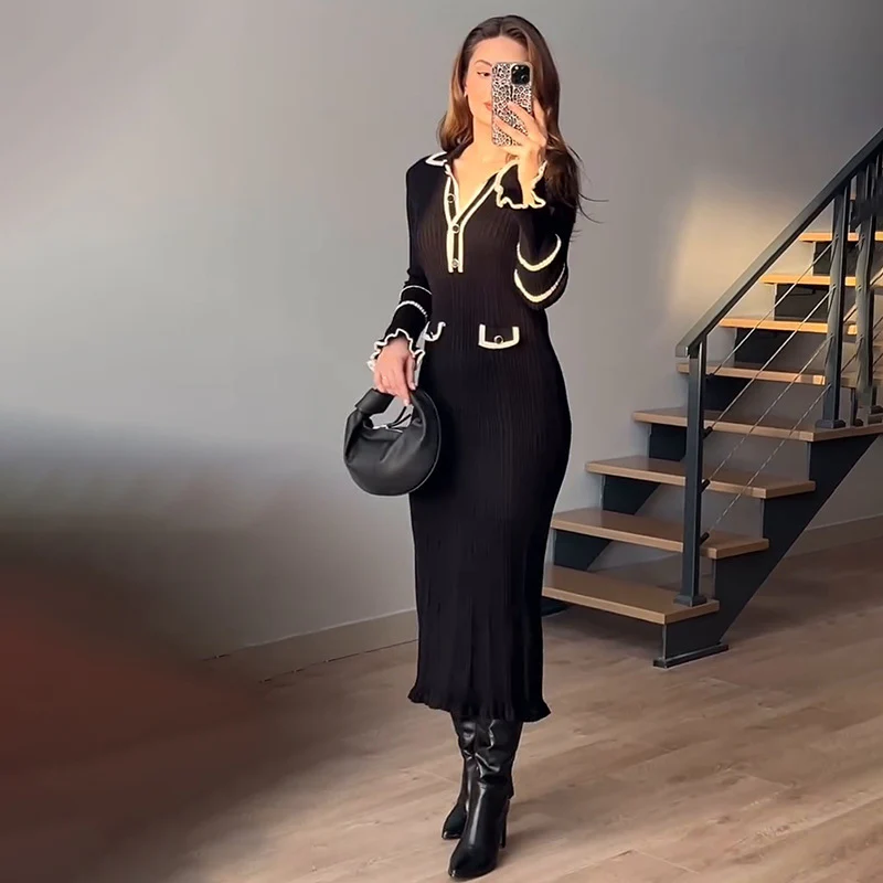 Erin Luxe Soft Knit Dress - Image 8