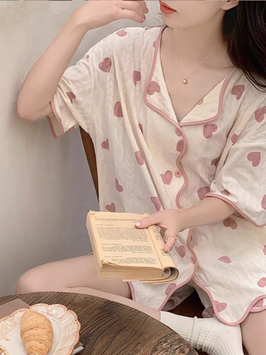 Evrin Padded Nightsuit In Off White - Image 5