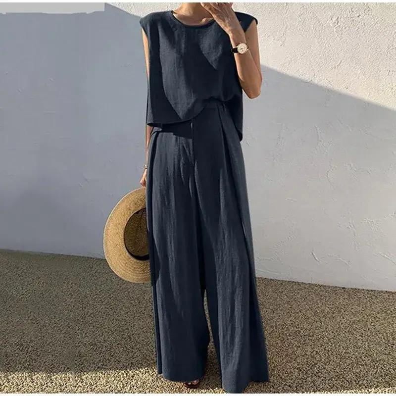 Falrey Statement Linen Suit Set - Image 2