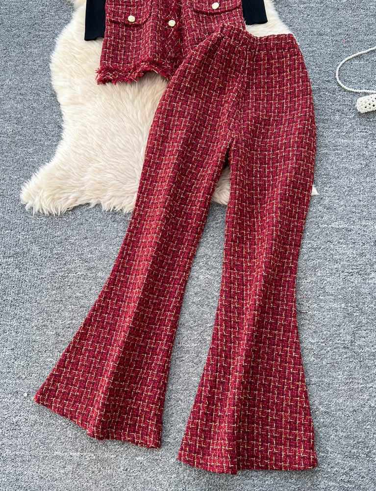 Fedora 3 Pc Premium Tweed Coord Set - Image 10