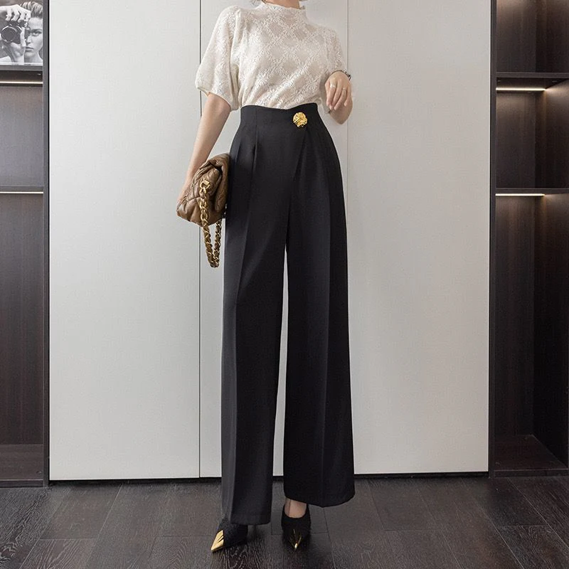 Feodra Luxe Formal Pants In Black