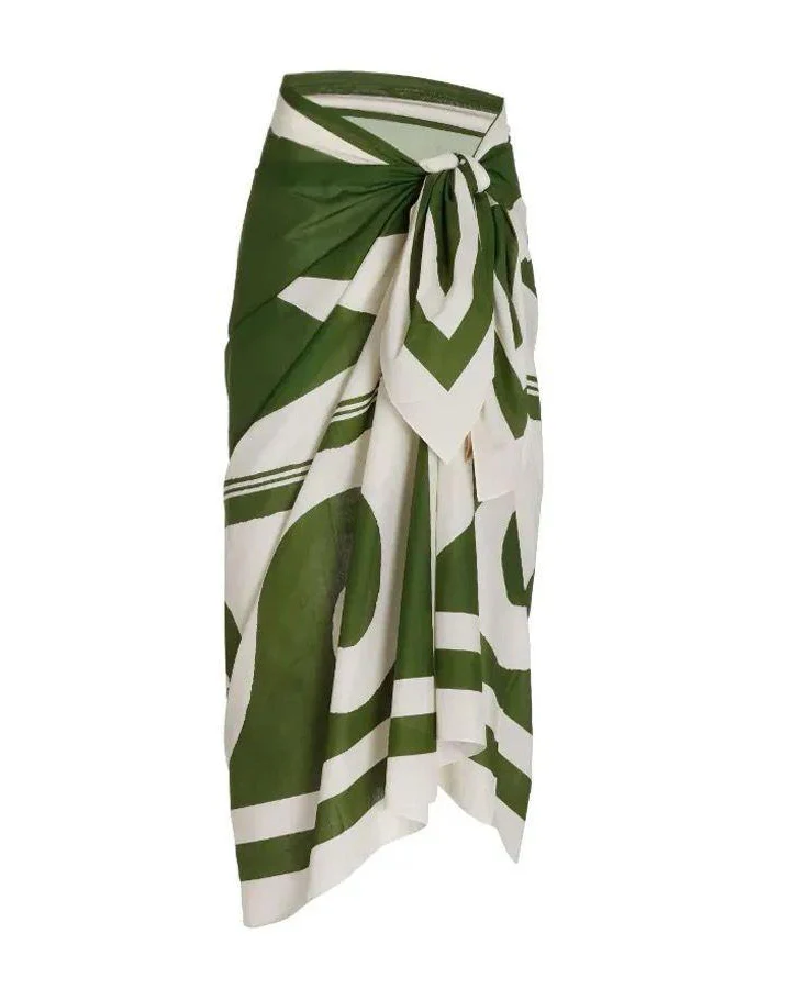 Florin Swimsuit with Sarong Skirt - Image 2