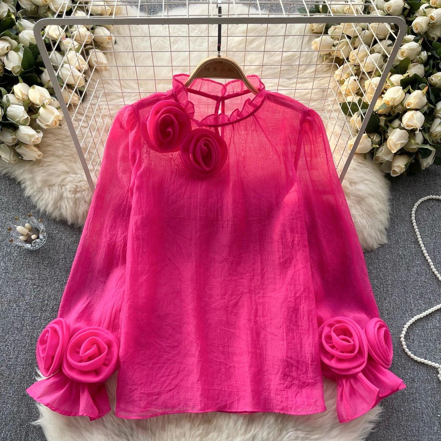 Freya Rosette Blouse - Image 4