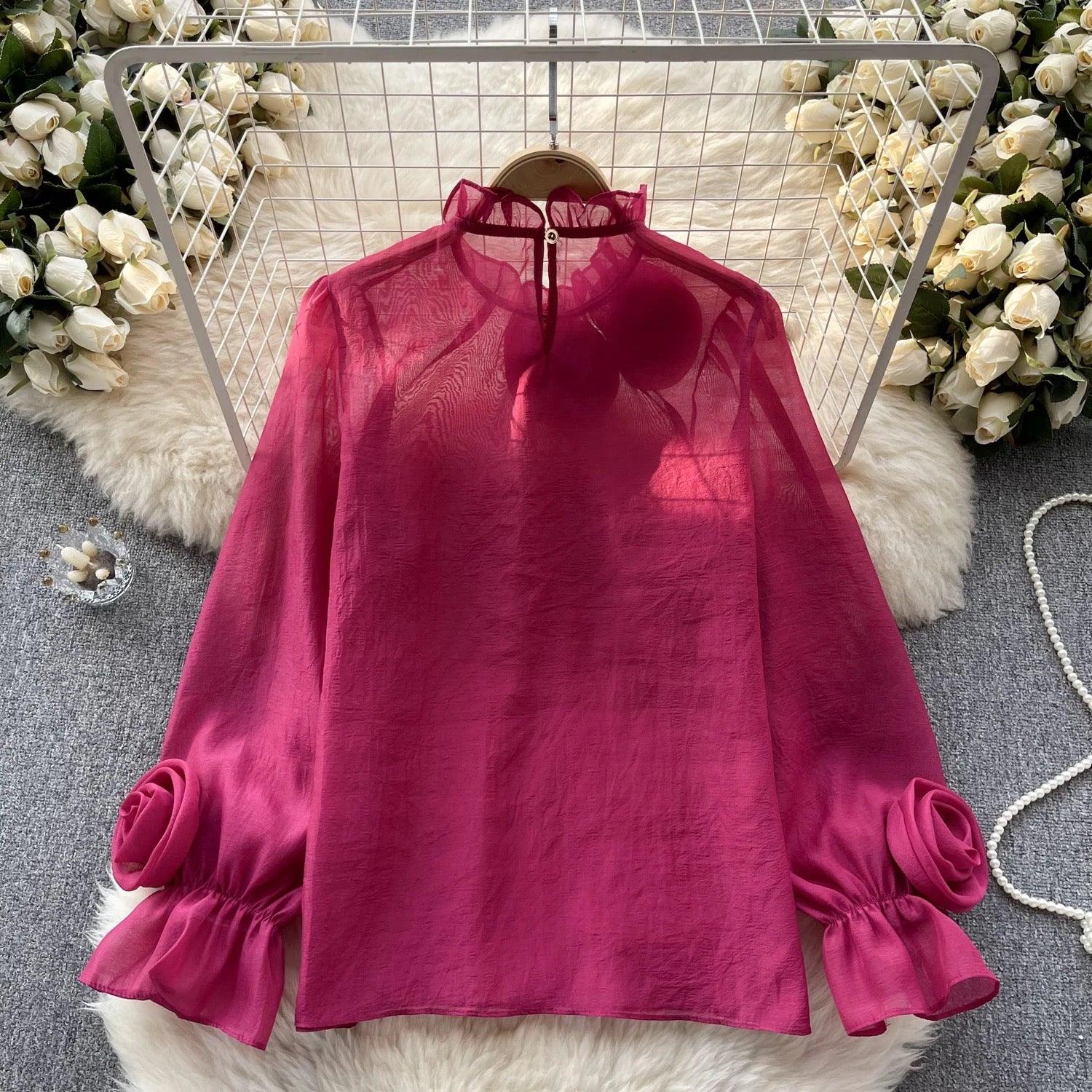 Freya Rosette Blouse - Image 6