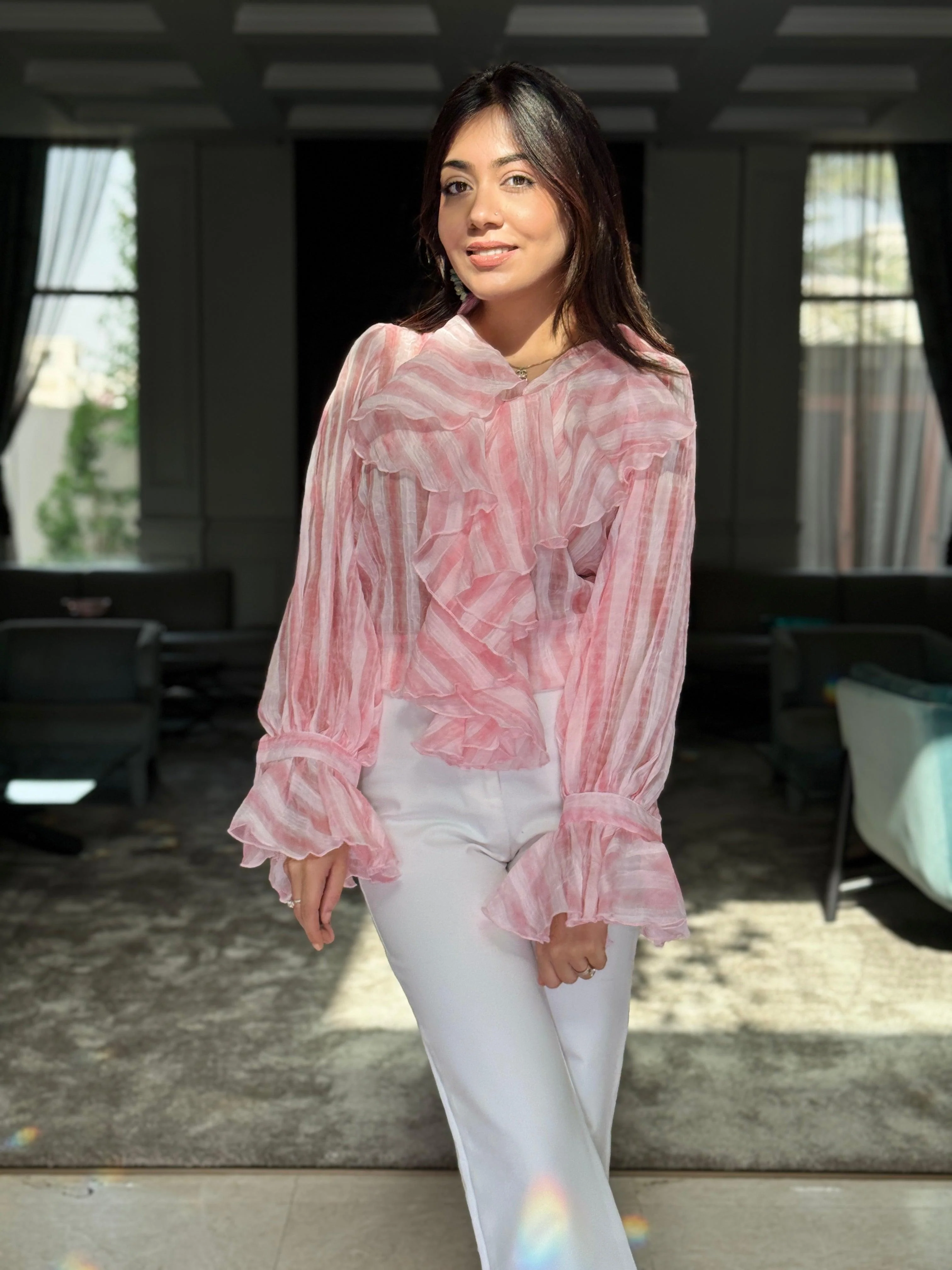 Freida Ruffled Blouse - Image 5