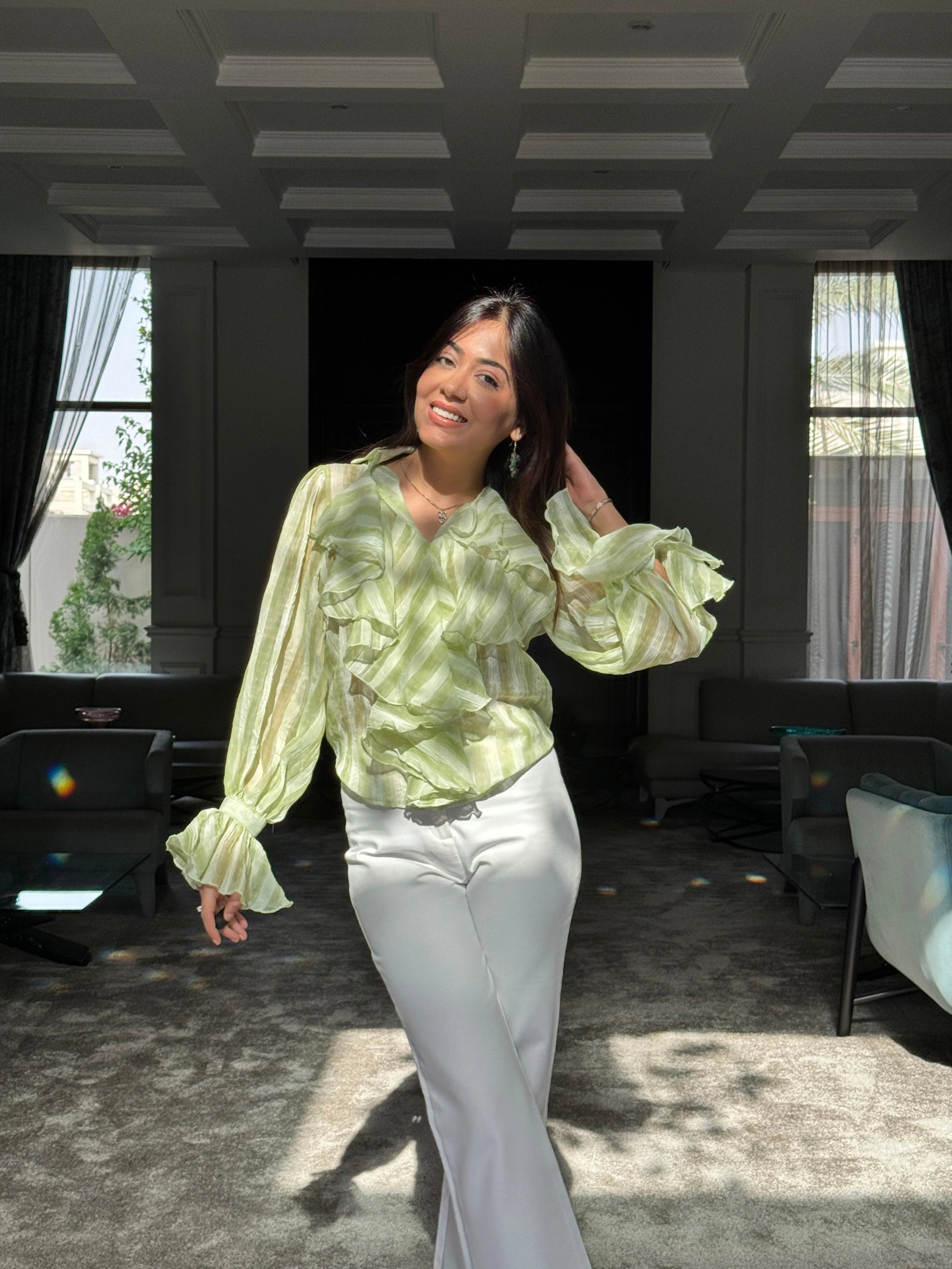 Freida Ruffled Blouse - Image 7