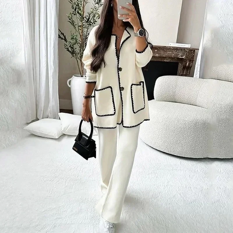 Gary Luxe Winter Coord Set - Set of Top and Pants - Image 2
