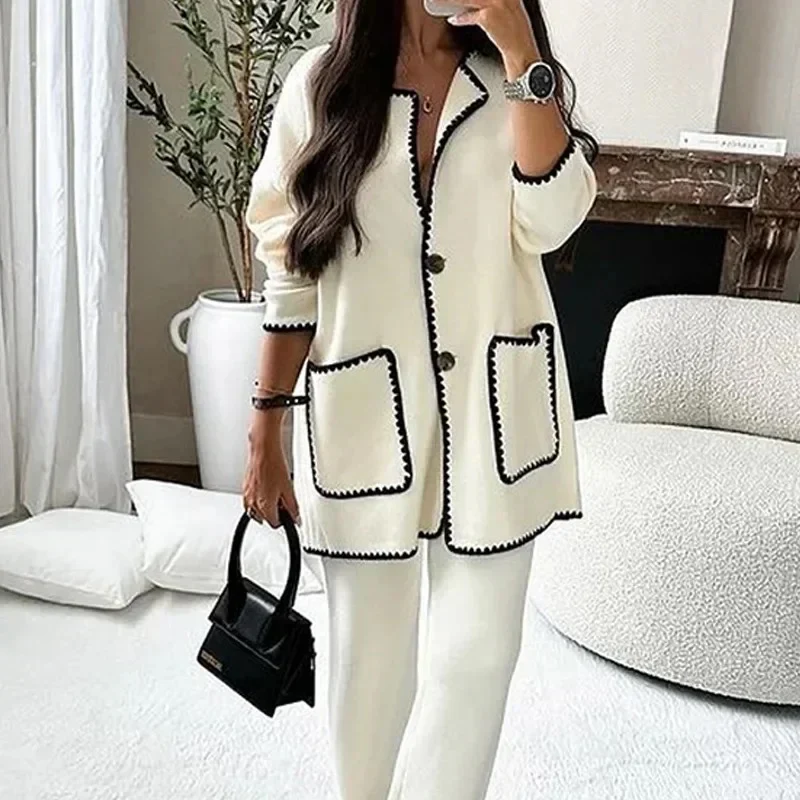 Gary Luxe Winter Coord Set - Set of Top and Pants - Image 3