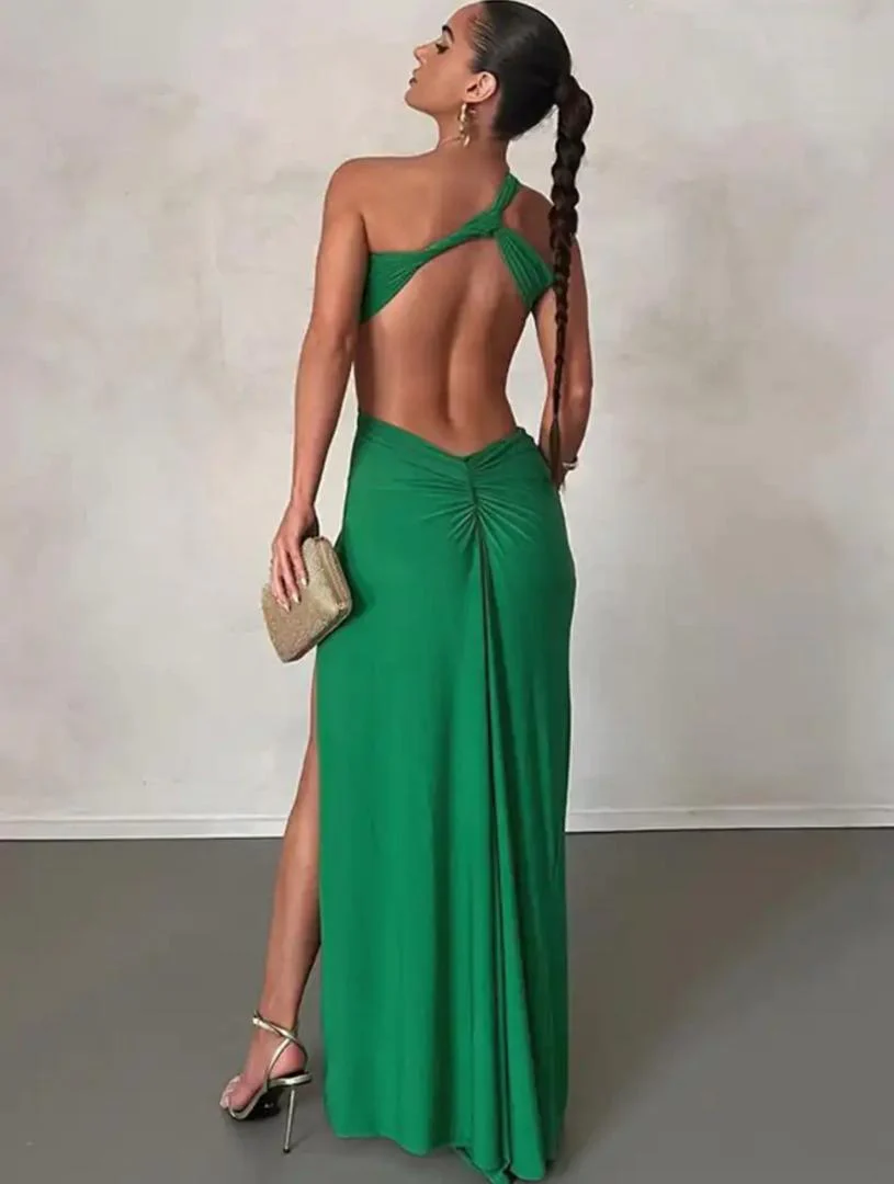 Gracce Statement Slit Cut Summer Dress - Image 2