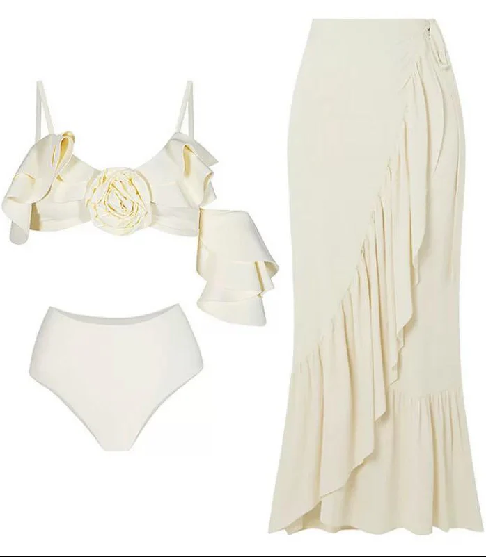 Hannah Swimsuit with Sarong Skirt - Image 2