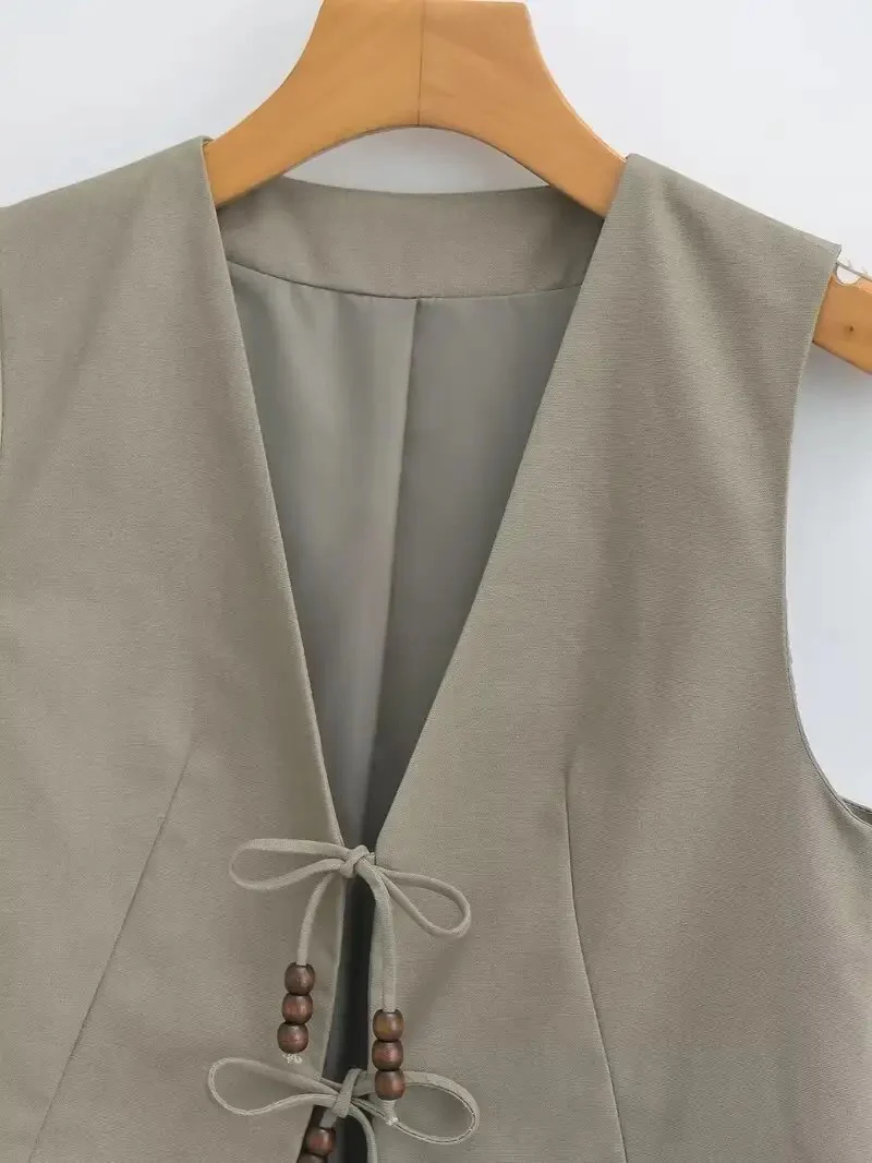 Hansel Knot Up Summer Tops - Image 3